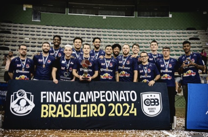 Blumenau fica em terceiro no Brasileirão de Basquete