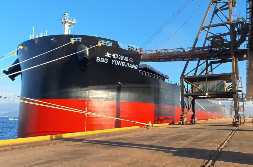 Porto de São Francisco é o destino escolhido para viagem inaugural de cargueiro chinês